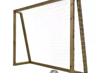 PORTERÍA DE FÚTBOL DE MADERA MASGAMES L 220 cm (largo) x 80 cm (ancho) x 180 cm (alto)