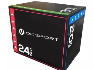 Cajón de salto Pliométrico Soft Cross Training 50x60x75 peso 8/28/17 kg
