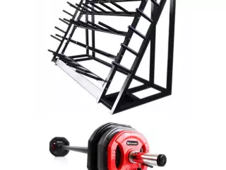 Rack soporte para discos y barras body+20 kits Viok Sport