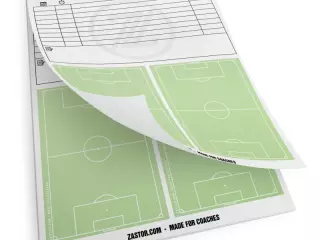 Recambio Bloc Pizarra Fútbol Zastor 50 Hojas