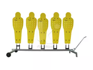 Barrera de 5 Defensas Pro Soft con carro galvanizado