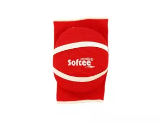 RODILLERA/CODERA ACOLCHADA SOFTEE - ROJO, SENIOR