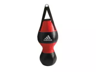 SACO BOXEO ADIDAS "UPPERCUT DOUBLE" NEGRO-ROJO ADIBAC28#