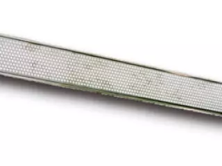 PLACA DE GIRO 200X30 CM INOXIDABLE. MARCO Y PANEL DE ACERO INOX