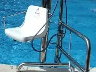 ELEVADOR HIDRÁULICO B2 ACERO INOX. AISI-316. 150KG PISCINA GRUA