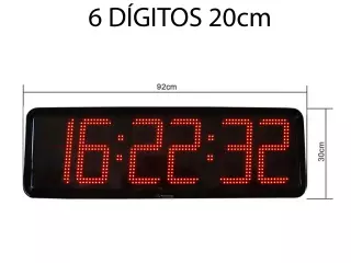 Reloj digital 6D/20. PISCINAS