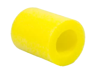 CONECTOR CHURROS SENCILLO. AMARILLO.