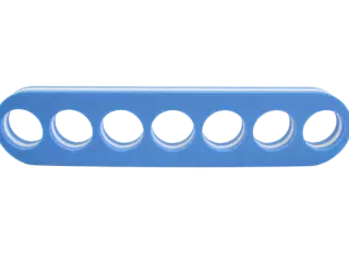 CONECTOR CHURROS PISCINA BALSA CON 7 AGUJEROS.50X11X3 CM.