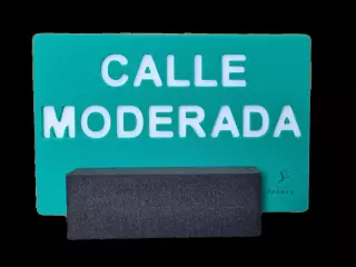 SEÑALIZADOR DE CALLE MODERADA PISCINAS