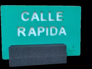 SEÑALIZADOR DE CALLE RÁPIDA PISCINAS