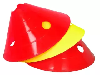 Set 20 megaconos VOLCA Rojo/Amarillo