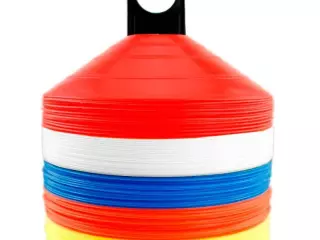 Set 60 Conos Entrenamiento Zastor AG-605 5 Colores