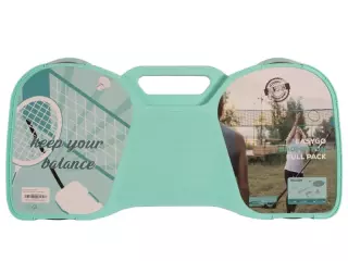 SET BÁDMINTON PORTÁTIL CON 2 RAQUETAS
