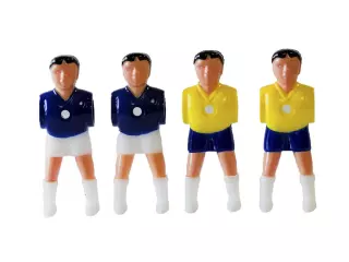 Set Jugadores de Futbolín con Piernas Separadas Brasil Francia plastico