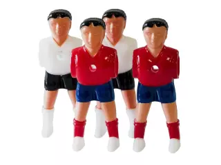 Set Jugadores de Futbolín con Piernas Separadas España Alemania plastico