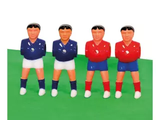 Set Jugadores de Futbolín con Piernas Separadas España Francia plastico