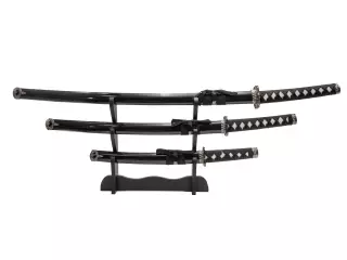 SET KATANA 3UDS. NEGRO