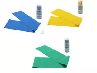 SET TRES BANDAS DE LATEX EN TUBO MEDIDA 1,5MTS