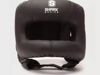 Shark Boxing Bar Helmet Ranger Negro/BLANCO CASCO BOXEO