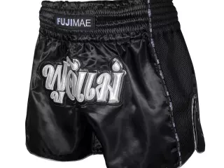 Shorts Thai ProWear. Negro/Plata. L
