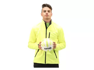 SOFTSHELL JACKET SOFTEE REGIS HOMBRE - XXL, AMARILLO FLUOR