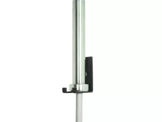 Soporte pared individual BARRA-Soporte vertical de pared para barras olímpicas