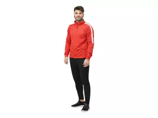 SUDADERA SOFTEE TEAM INFANTIL - ROJO/BLANCO, 4 AÑOS#