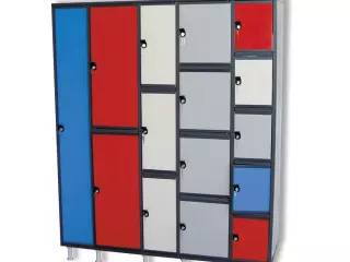TAQUILLA PLASTICO  COLORES PUERTA: AZUL.ROJO.BEIGE.GRIS