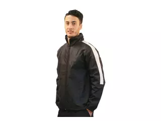 SUDADERA SOFTEE TEAM ADULTO - NEGRO/BLANCO, L#