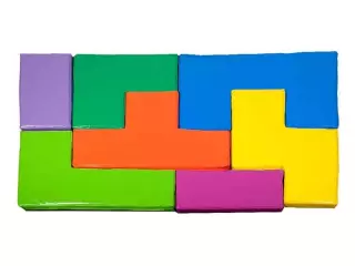 Tetris de espuma 120 x 80 x 5 cm