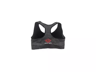 TOP FEMENINO GRIS SUJETADOR DEPORTIVO