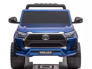 Coche eléctrico para niños Toyota Hilux 24V Biplaza con mando para padres BLANCO/AZUL#