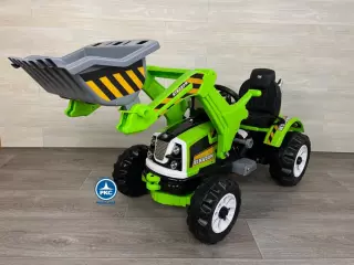 TRACTOR CLAAS STYLE VERDE 12V CON PALA DELANTERA