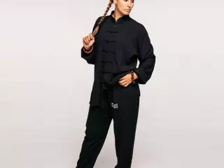 Uniforme Tai Chi Qïng. Negro. XL