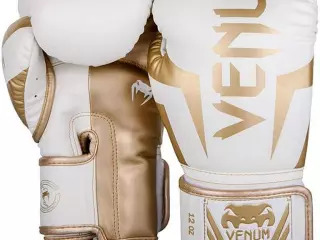Venum Guantes Boxeo Elite Blanco-Oro 10/12/14/16 onzas