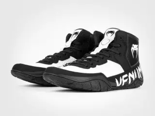 Venum Elite Wrestling Shoes Negro-Blanco
