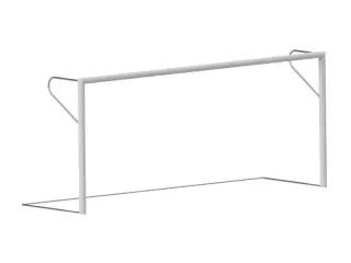 PORTERÍAS DE FÚTBOL 5 FIJAS ALUMINIO