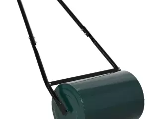 Rodillo para Césped de 30L Relleno de Arena o Agua con Mango en U para Jardín Granja Verde Oscuro