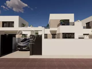 Villa con piscina, orientación sur en San Fulgencio