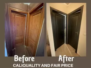We spray doors, wardrobes, kitchens and more