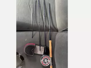 TFO Legacy Flyrod 13'6" 8 weight with a Finatic 9 plus Reel