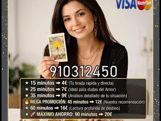 Deja que las cartas te revelen la verdad oculta. •	Lectura