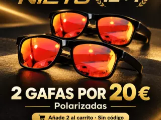 2 gafas de sol polarizadas Ángel Nieto 12+1 por 20 €