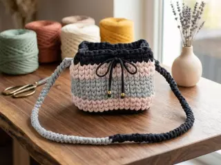 Carteras tejidas a trapillo