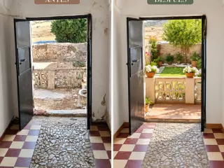 Casa tradicional situada en La Lapa (Badajoz),