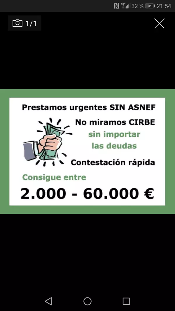 DAMOS CRÉDITOS EN 1 HORA INCLUSO CON ASNEF 20.000€;