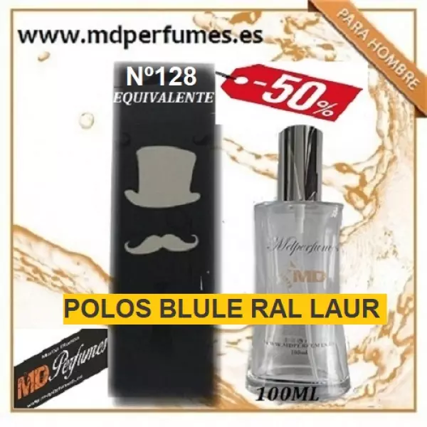 Oferta Perfume Hombre POLOS BLULE RAL LAUR n128 Alta Gama