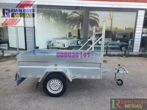 Remolques caja fija de chapa plegada galvanizada