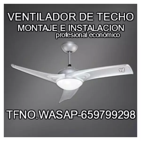 VENTILADOR DE TECHO-INSTALO