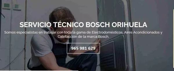 Servicio Técnico Bosch Orihuela 965217105
